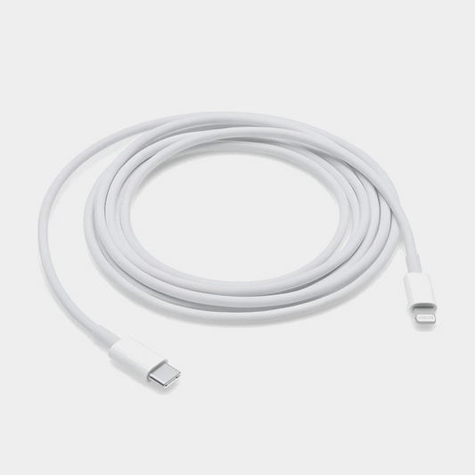 Cargador iPhone Carga Rápida 20W | USB-C O Lightning 1m