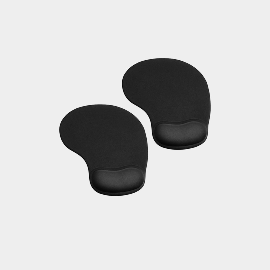 MOUSE PAD BLISTER ERGONOMICO NEGRO