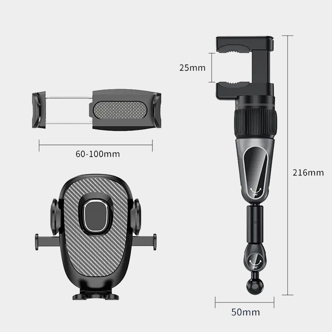 Soporte Celular para Carro Espejo S802 | Holder 360°