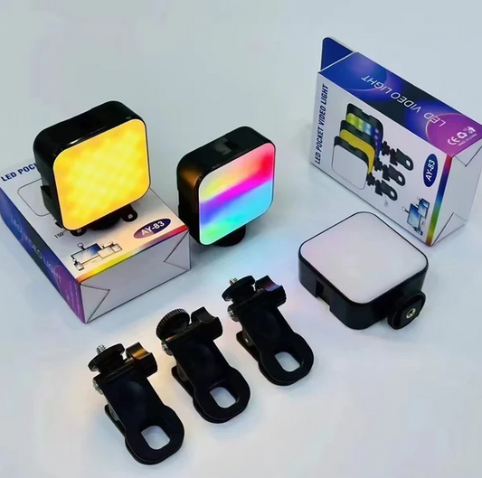 Luz de Video LED RGB – Iluminación Profesional en tus Manos