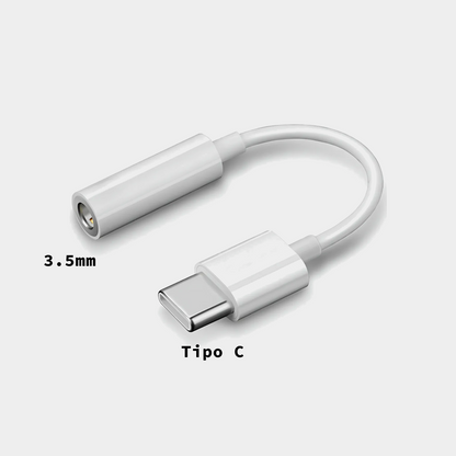 Adaptador de Audio Tipo C a Jack 3.5 mm