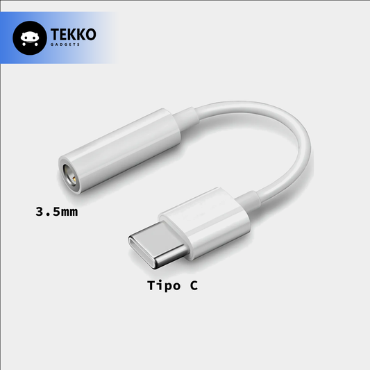 Adaptador de Audio Tipo C a Jack 3.5 mm