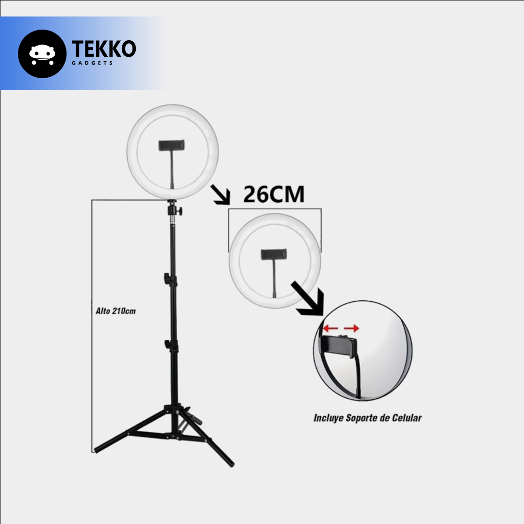 ARO DE LUZ 26CM 3 TONOS