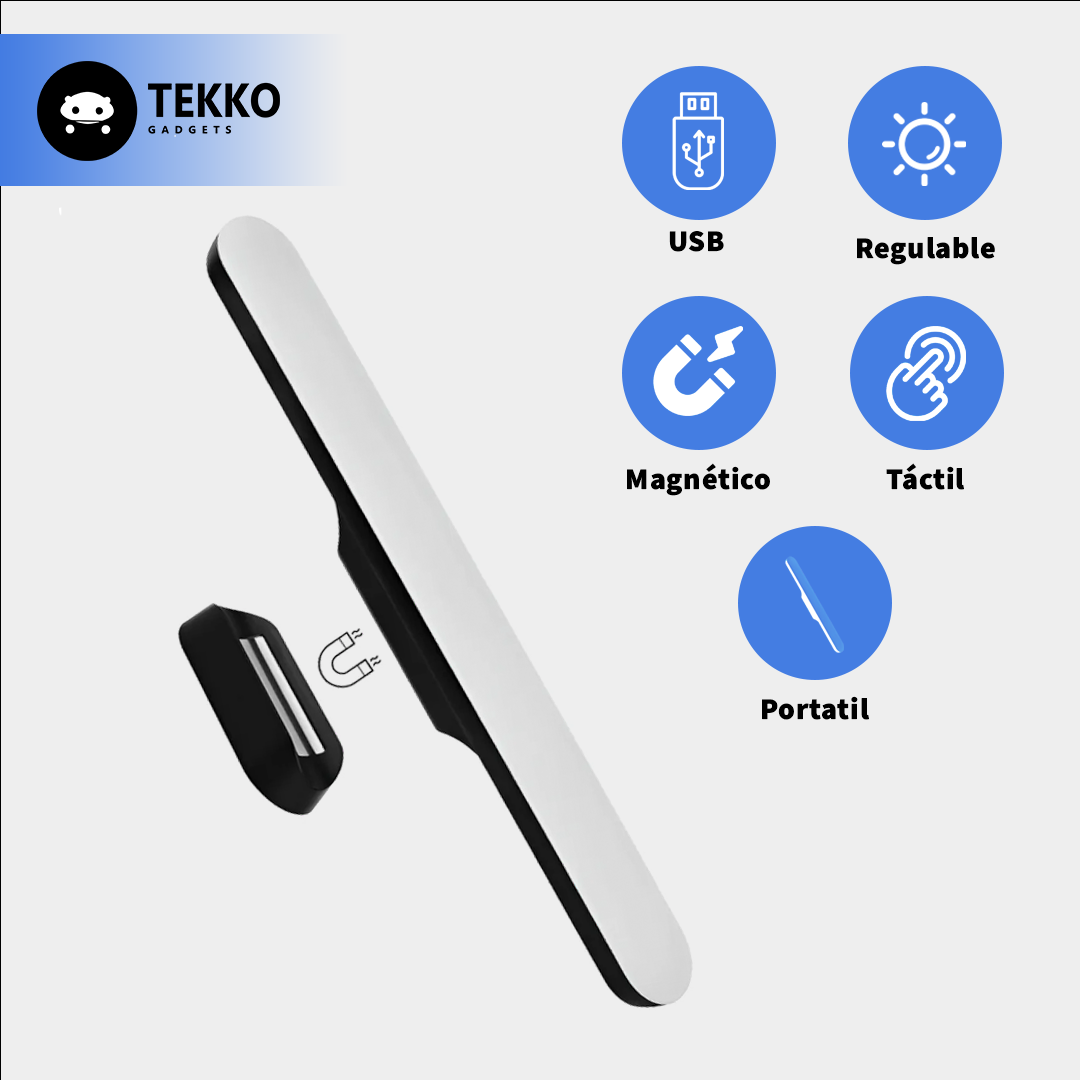 Barra Lampara De Luz Led Magnetica Recargable 3w