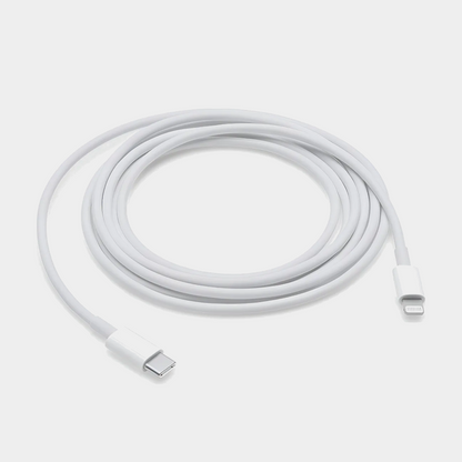 Cargador iPhone Carga Rápida 20W | USB-C + Cable Lightning 1m
