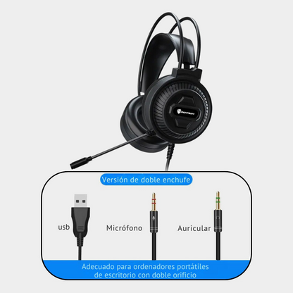 Diadema Gamer Alámbrica PSH-400 Pantsan – Sonido 5.1