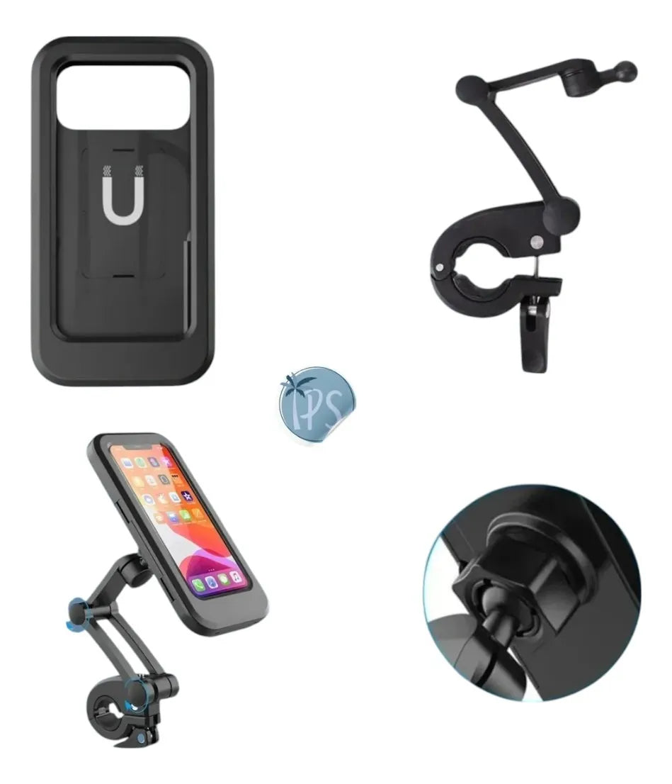 Holder de Celular Impermeable para Moto y Bicicleta