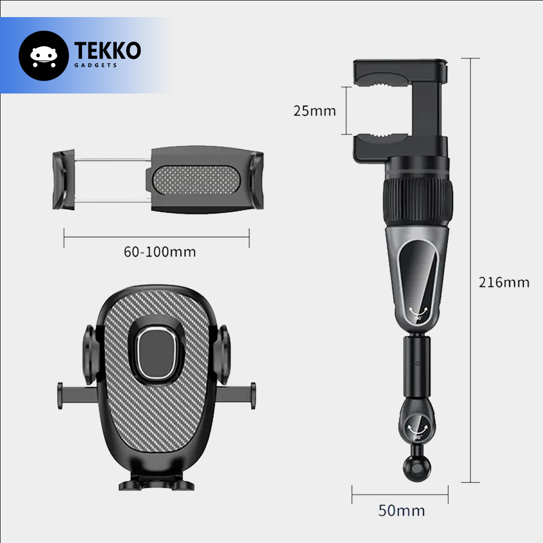 Soporte Celular para Carro Espejo S802 | Holder 360°