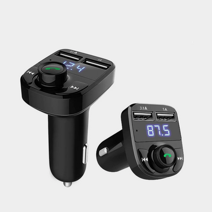 Transmisor Bluetooth X8 para Auto | Llamadas y Música Manos Libres
